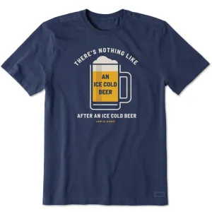 Men's Ice Cold Beer after Ice Cold Beer Short Sleeve Tee Life is Good