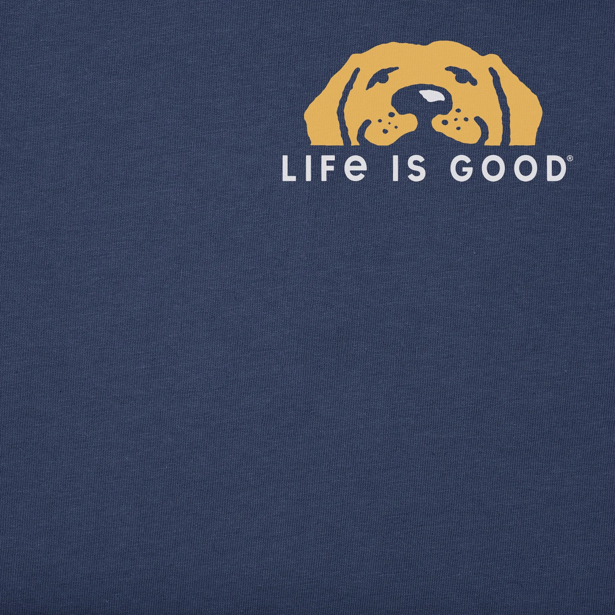 Men's I'll Be Watching You Pup Short Sleeve Crusher-LITE Tee Life is Good