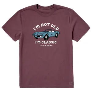 Men's I'm Not Old Sports Car Short Sleeve Tee Life is Good