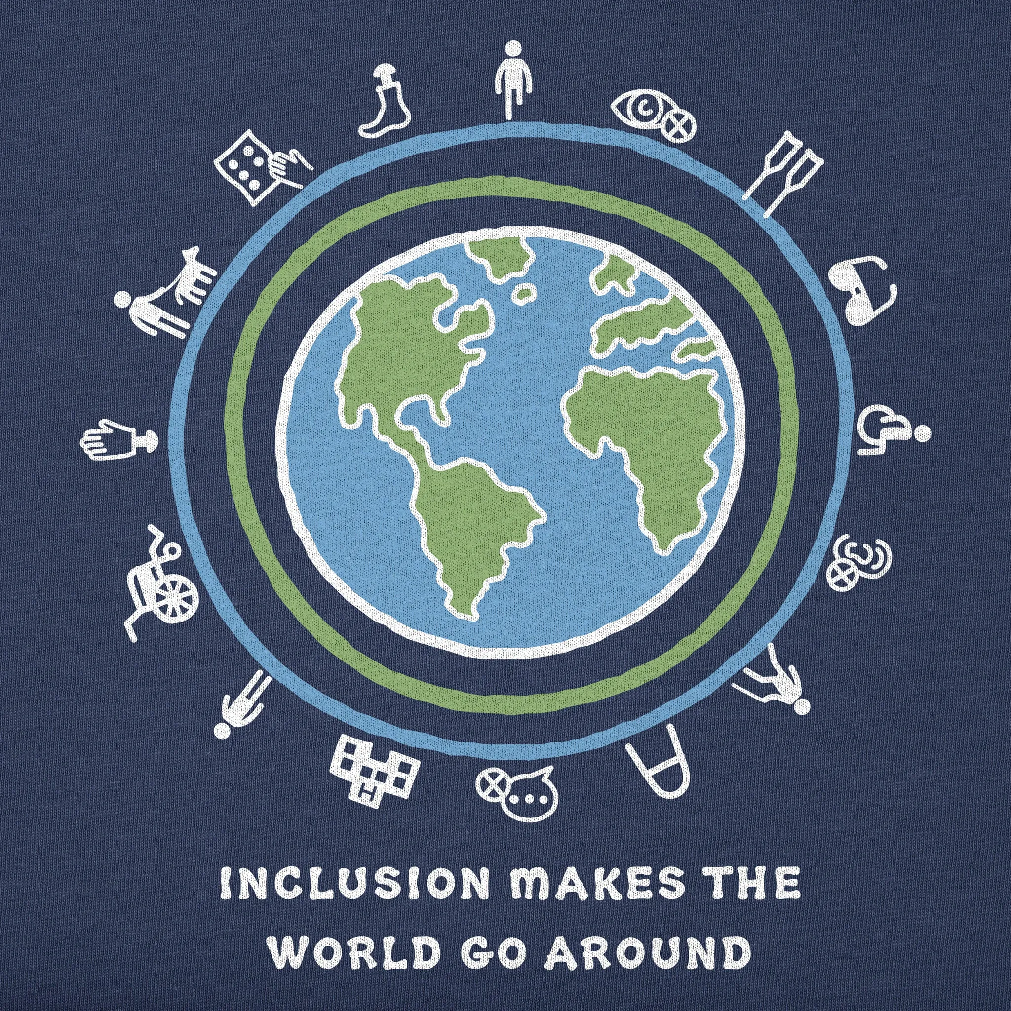 Men's Inclusion World Short Sleeve Tee Life is Good