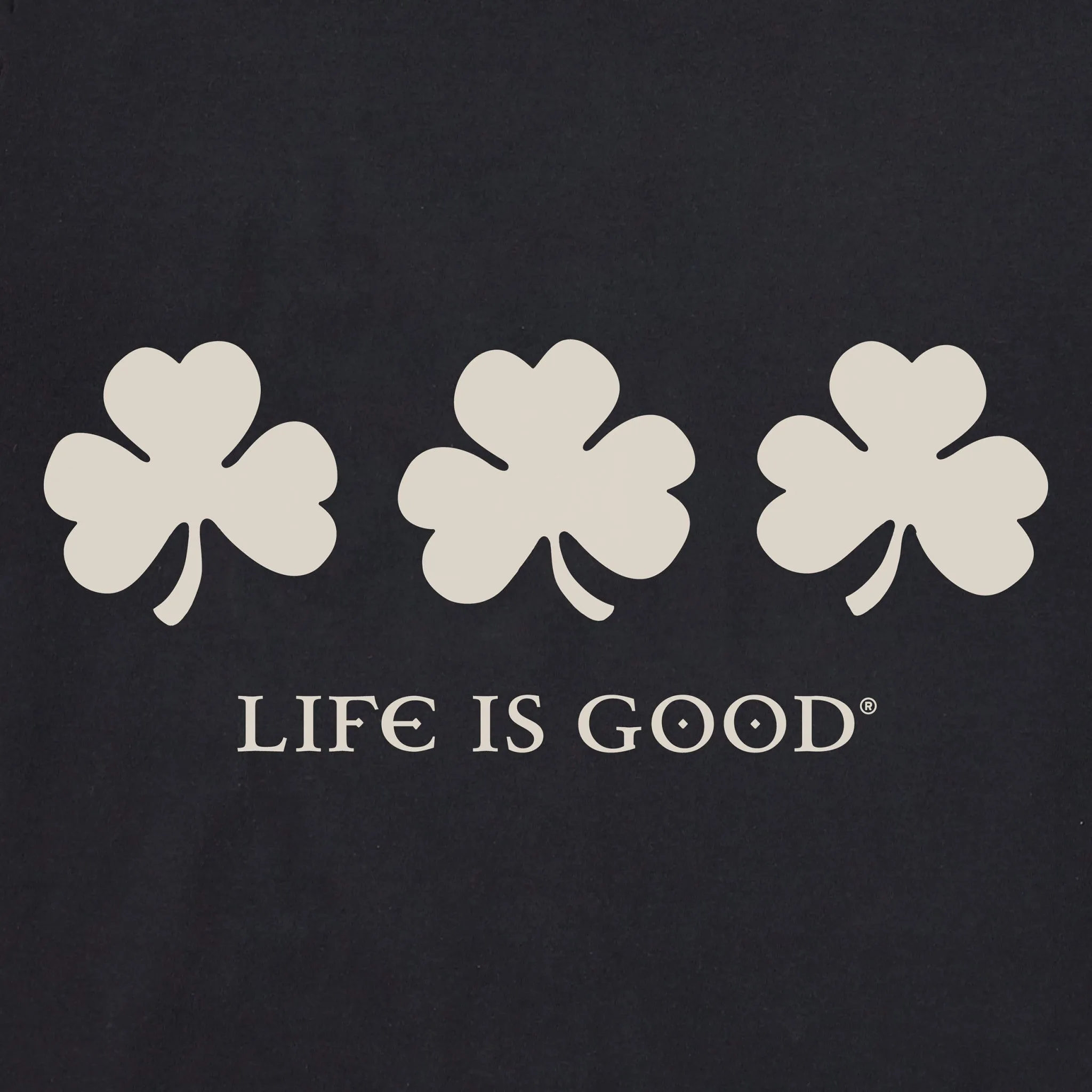Men's Irish Shamrocks Short Sleeve Tee Life is Good