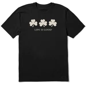 Men's Irish Shamrocks Short Sleeve Tee Life is Good
