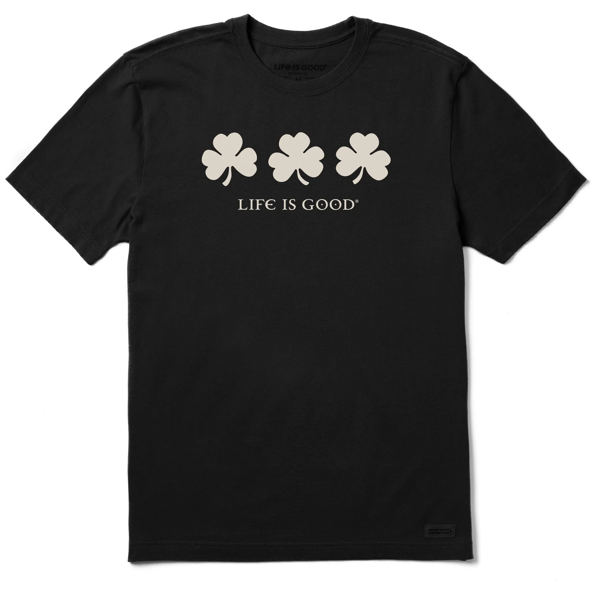 Men's Irish Shamrocks Short Sleeve Tee Life is Good