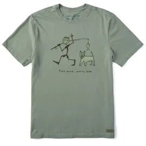 Men's Jake & Rocket Karma Fish Short Sleeve Crusher Tee Life is Good