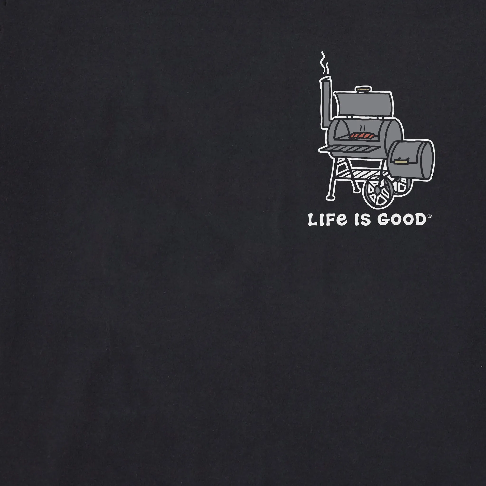 Men's Jake & Rocket Smoker Short Sleeve Tee Life is Good