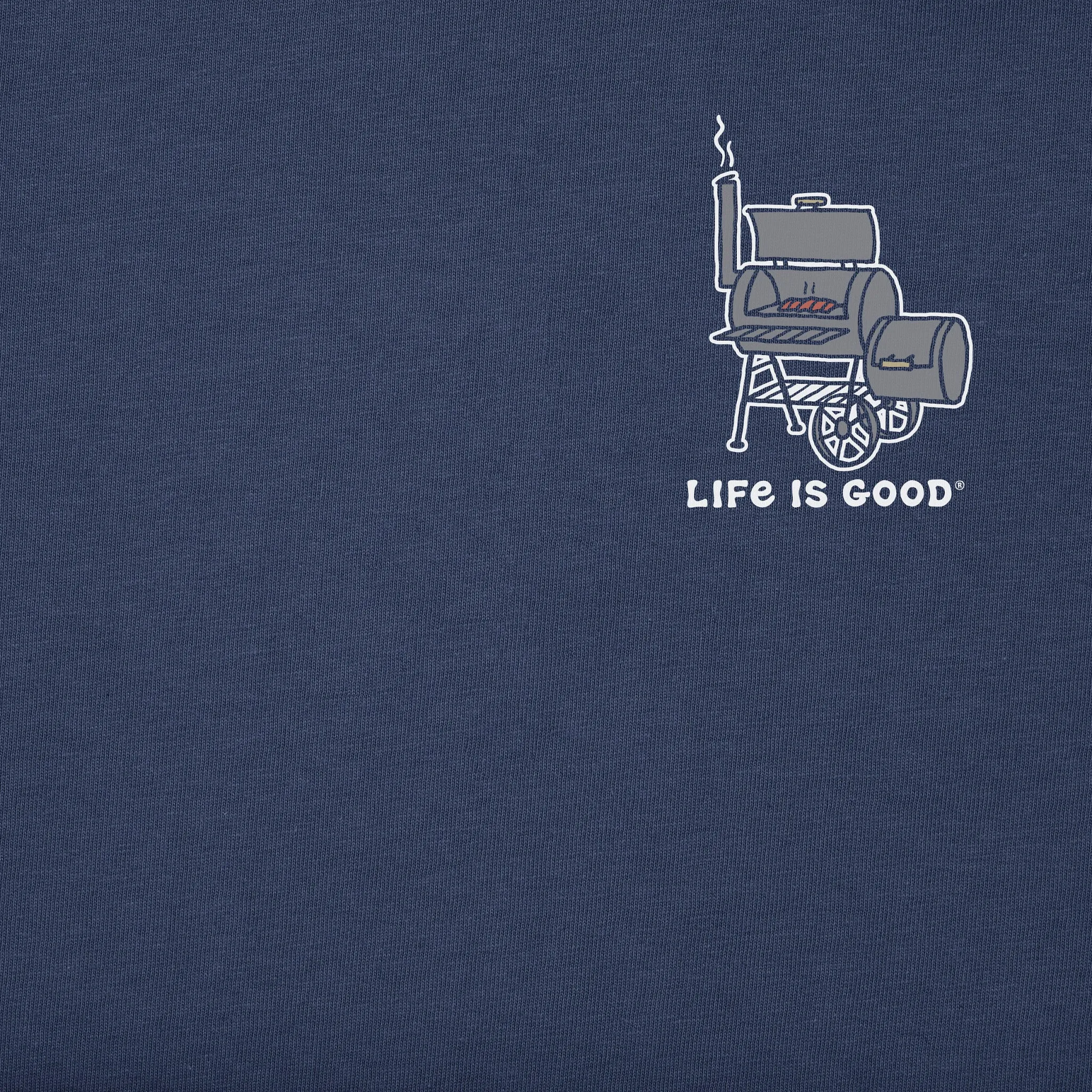 Men's Jake & Rocket Smoker Short Sleeve Tee Life is Good