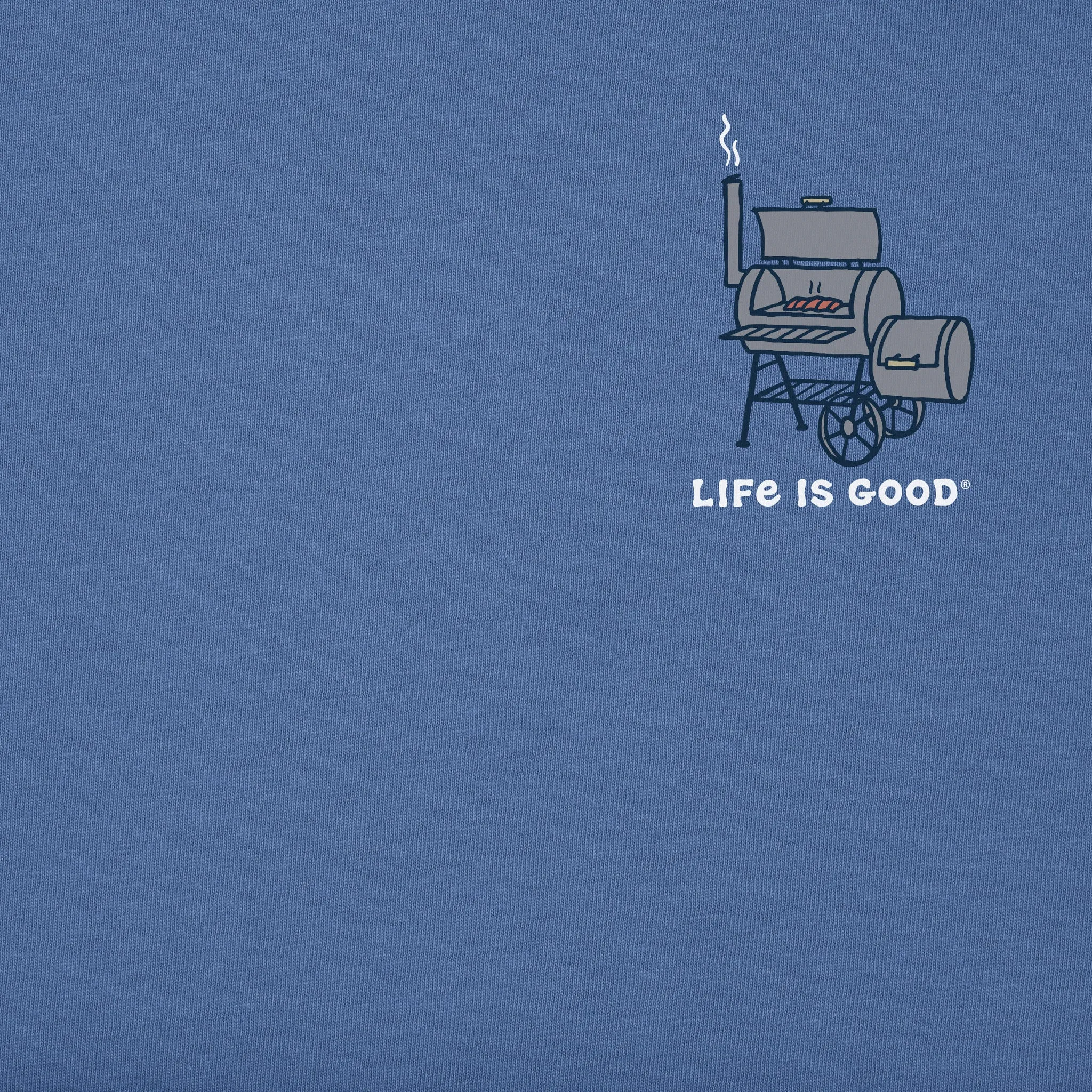 Men's Jake & Rocket Smoker Short Sleeve Tee Life is Good