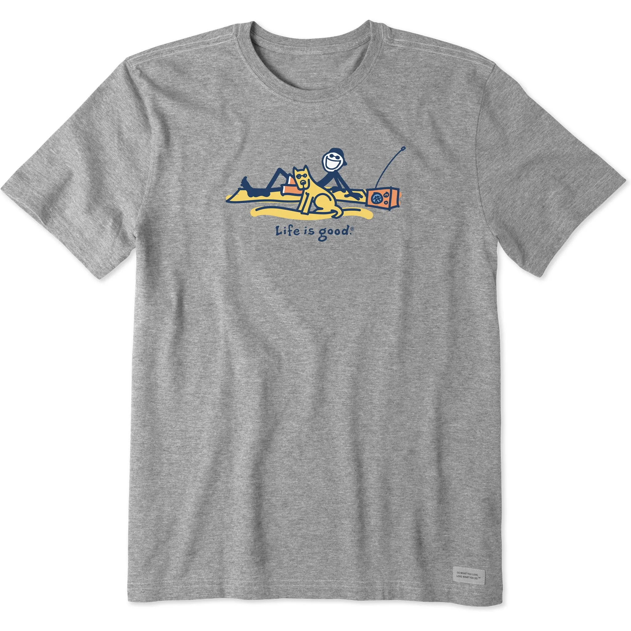 Men's Jake and Rocket Beach Day Short Sleeve  Tee Life is Good
