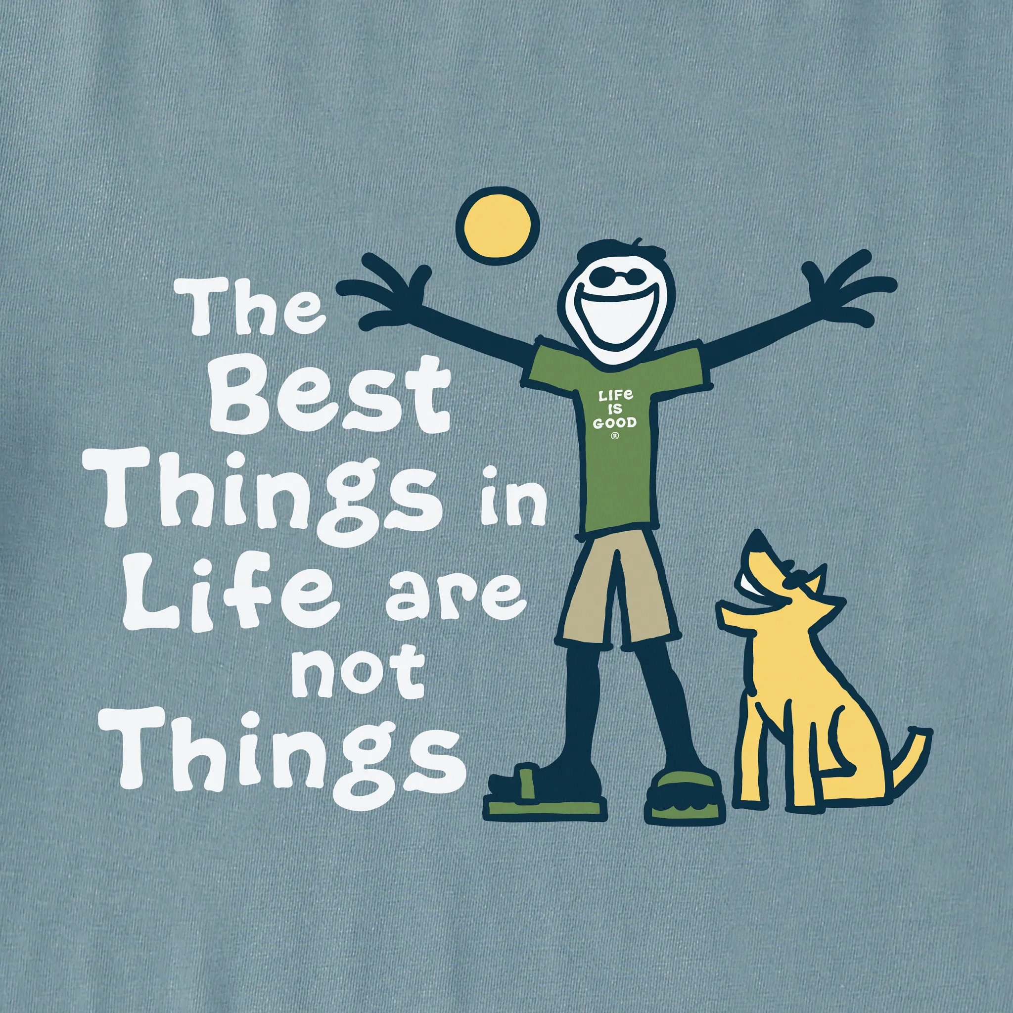 Men's Jake and Rocket Best Things Short Sleeve Tee Life is Good