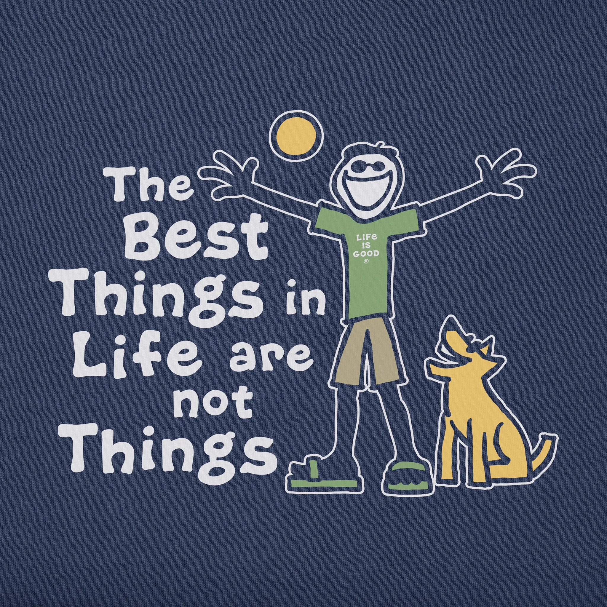 Men's Jake and Rocket Best Things Short Sleeve Tee Life is Good