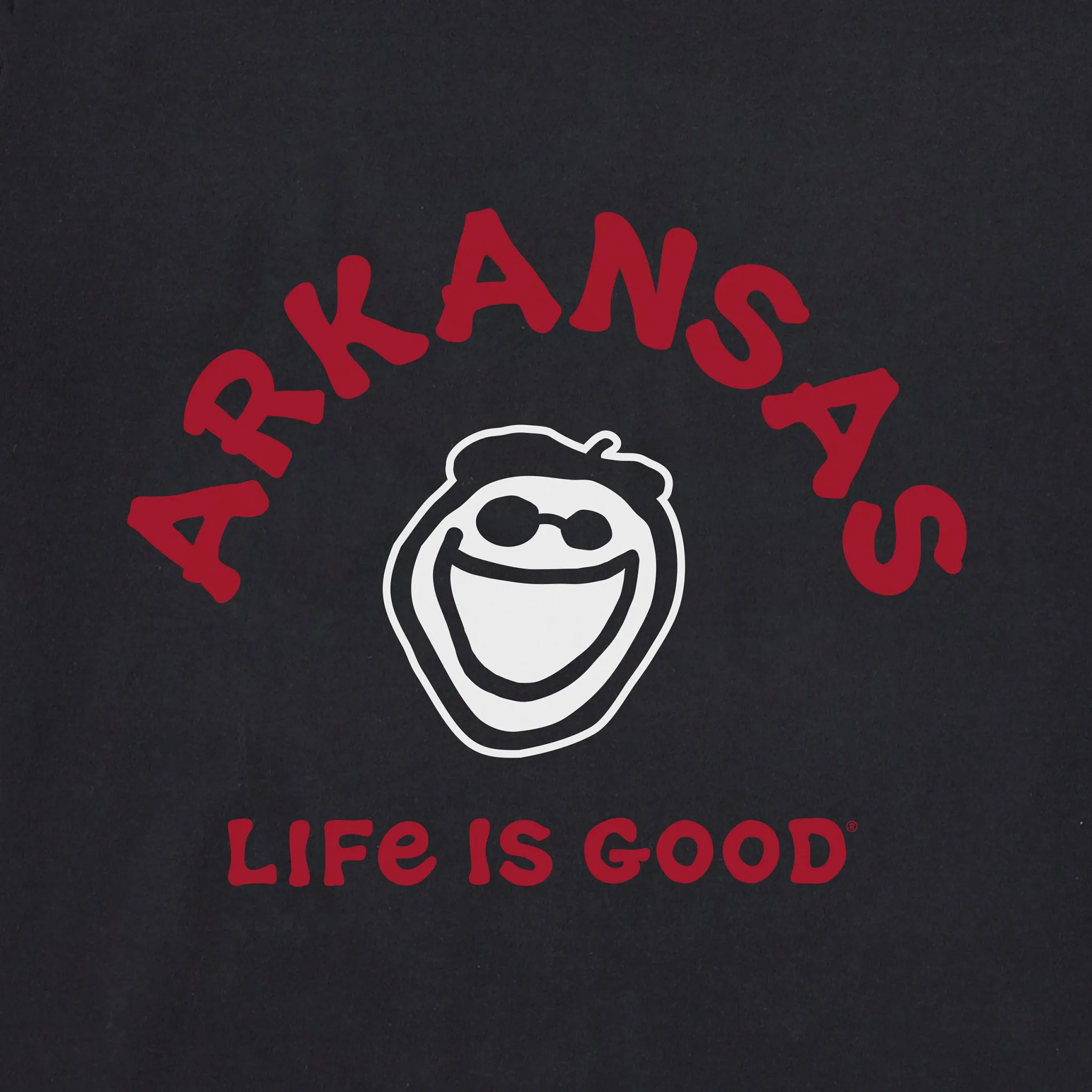Men's Jake Arkansas Short Sleeve Crusher Tee Life is Good