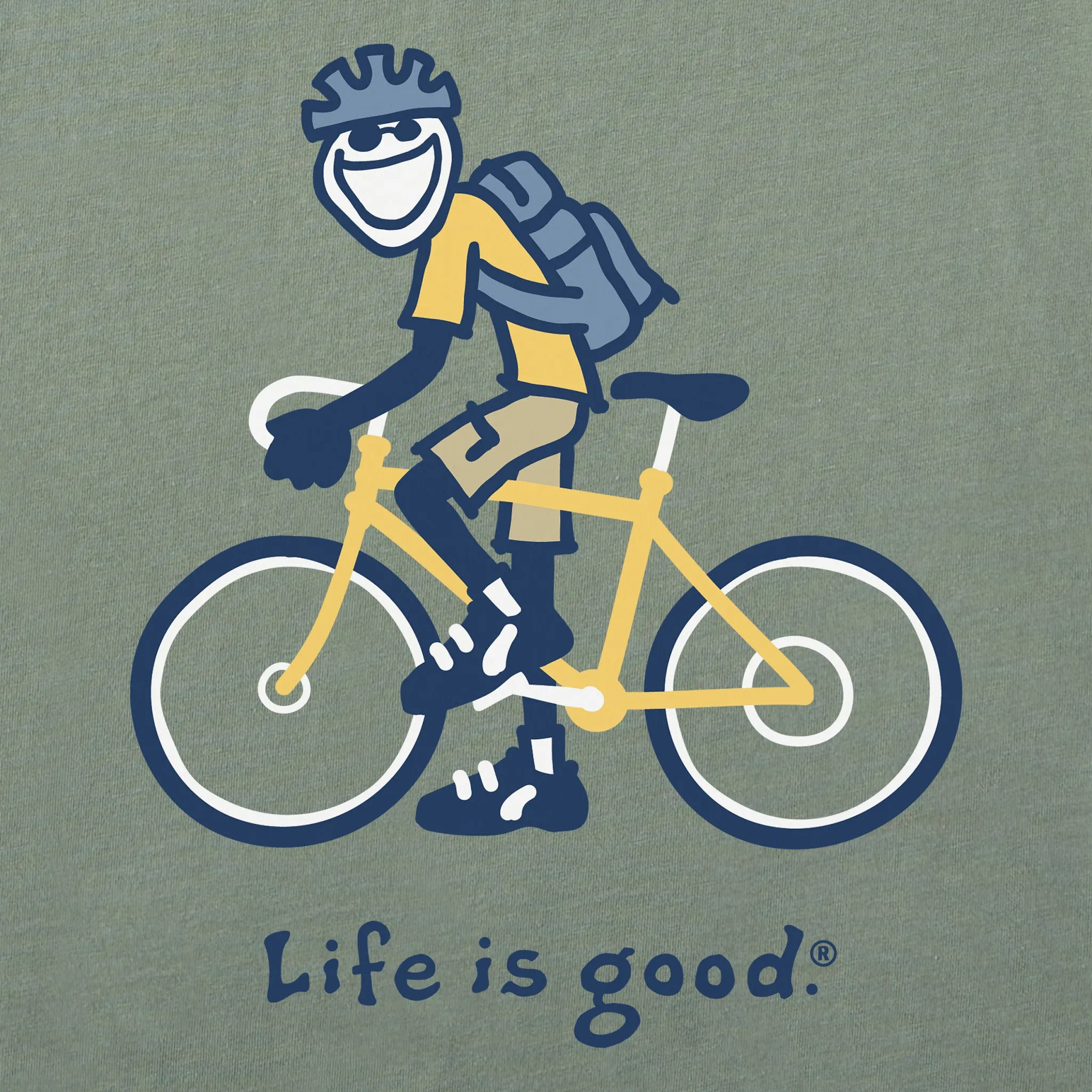 Men's Jake Biking Short Sleeve Crusher-LITE Tee Life is Good