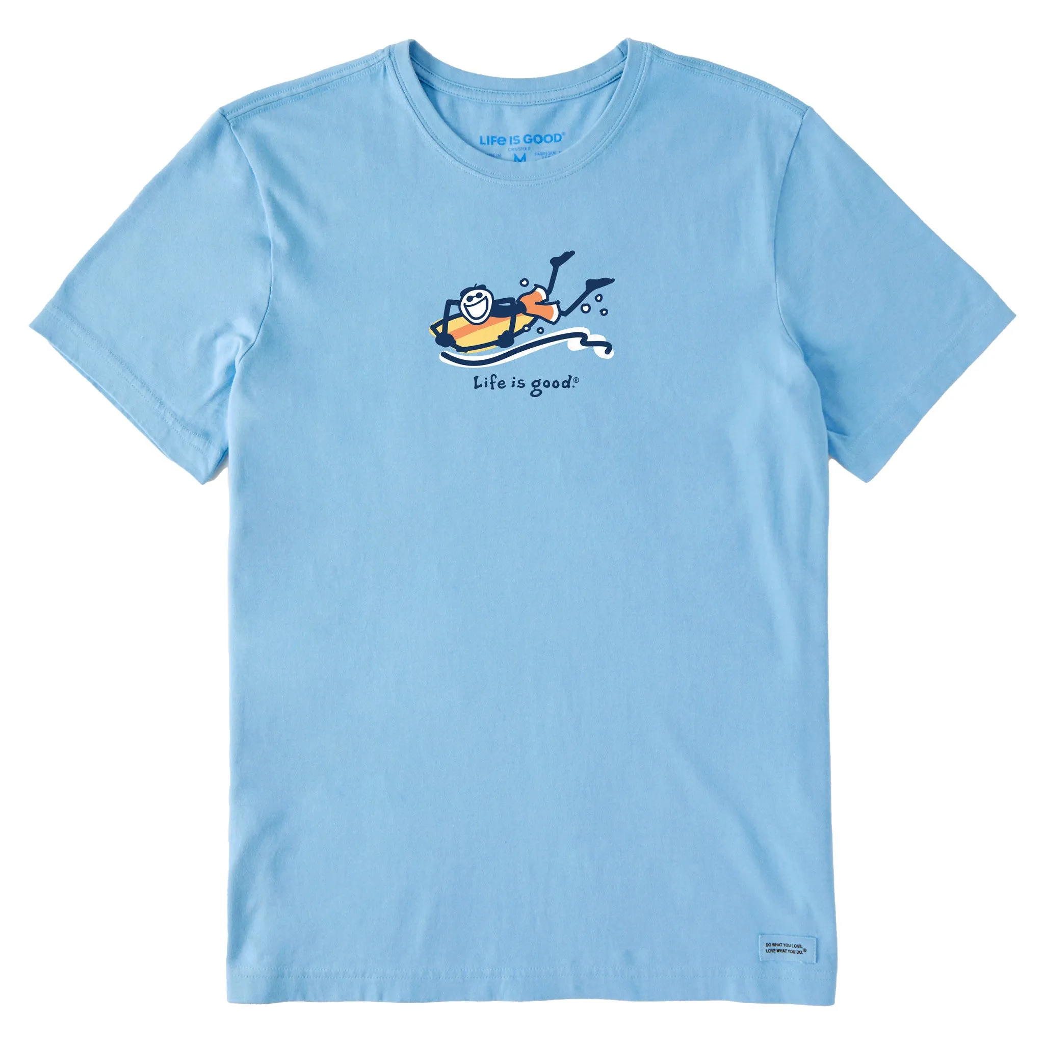 Men's Jake Boogie Board Short Sleeve Crusher Tee Life is Good