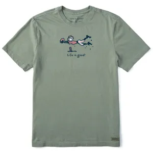 Men's Jake Football Flay Short Sleeve Tee Life is Good