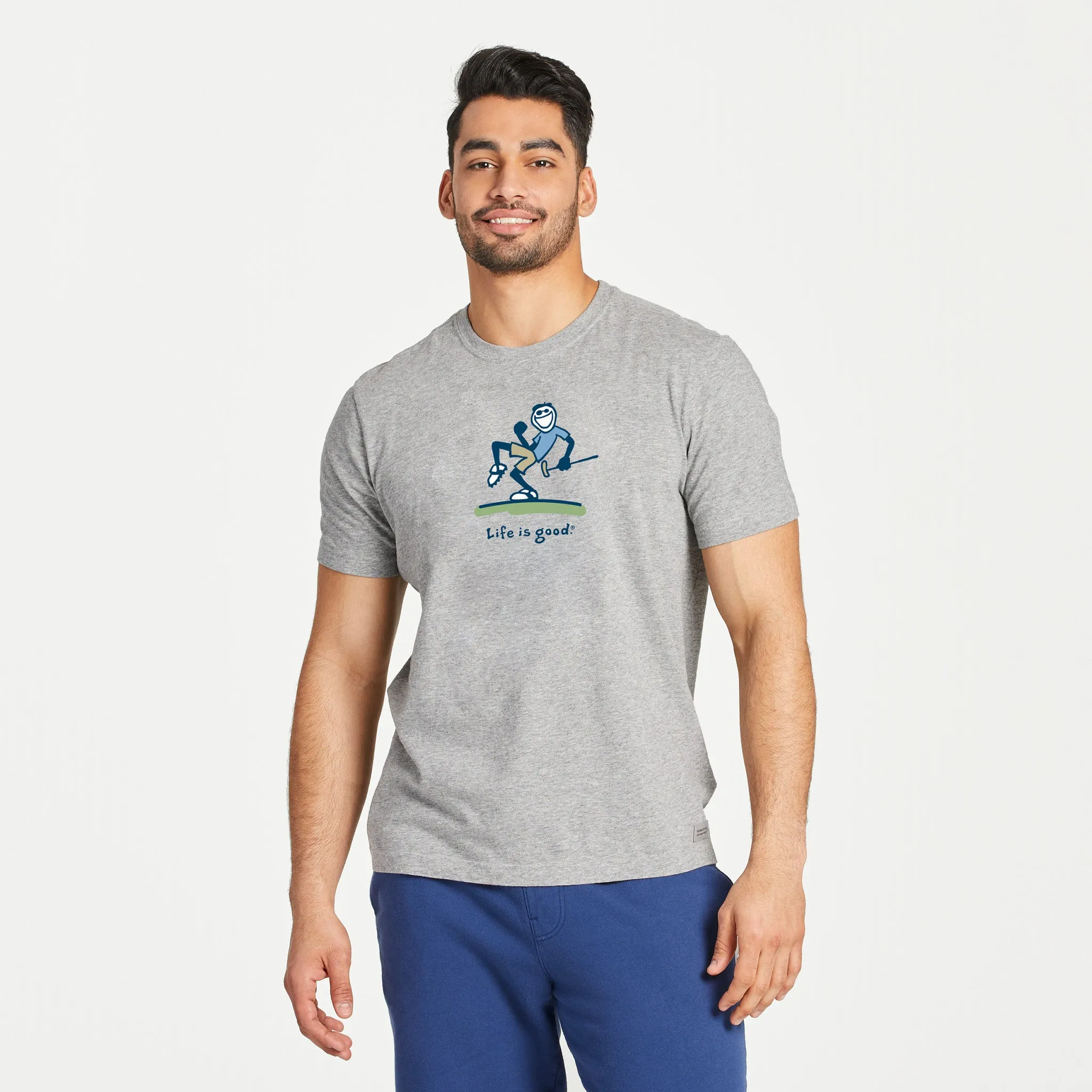 Men's Jake Good Putt Short Sleeve Crusher Tee Life is Good