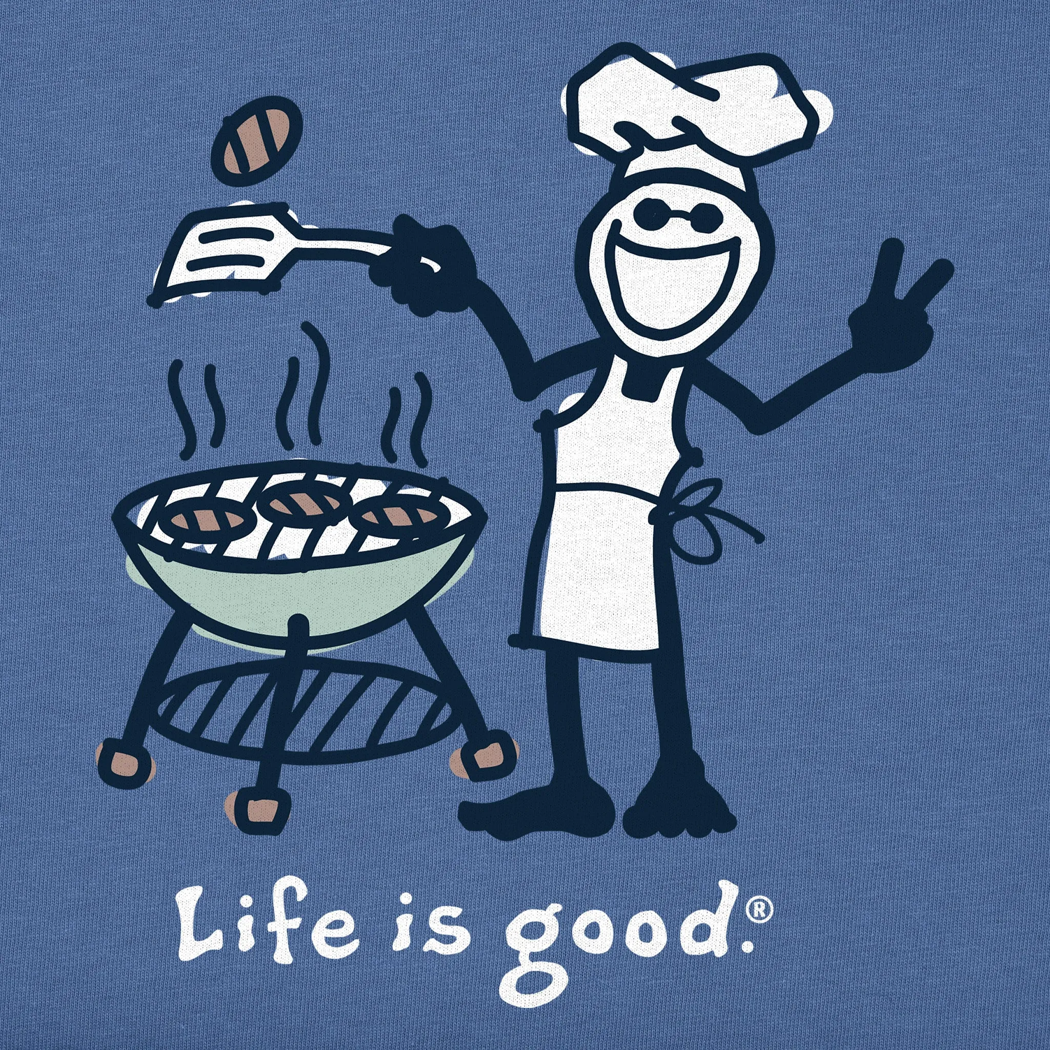 Men's Jake Grill Short Sleeve Crusher Tee Life is Good