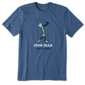 Men's Jake Iron Man Golf Short Sleeve Tee Life is Good