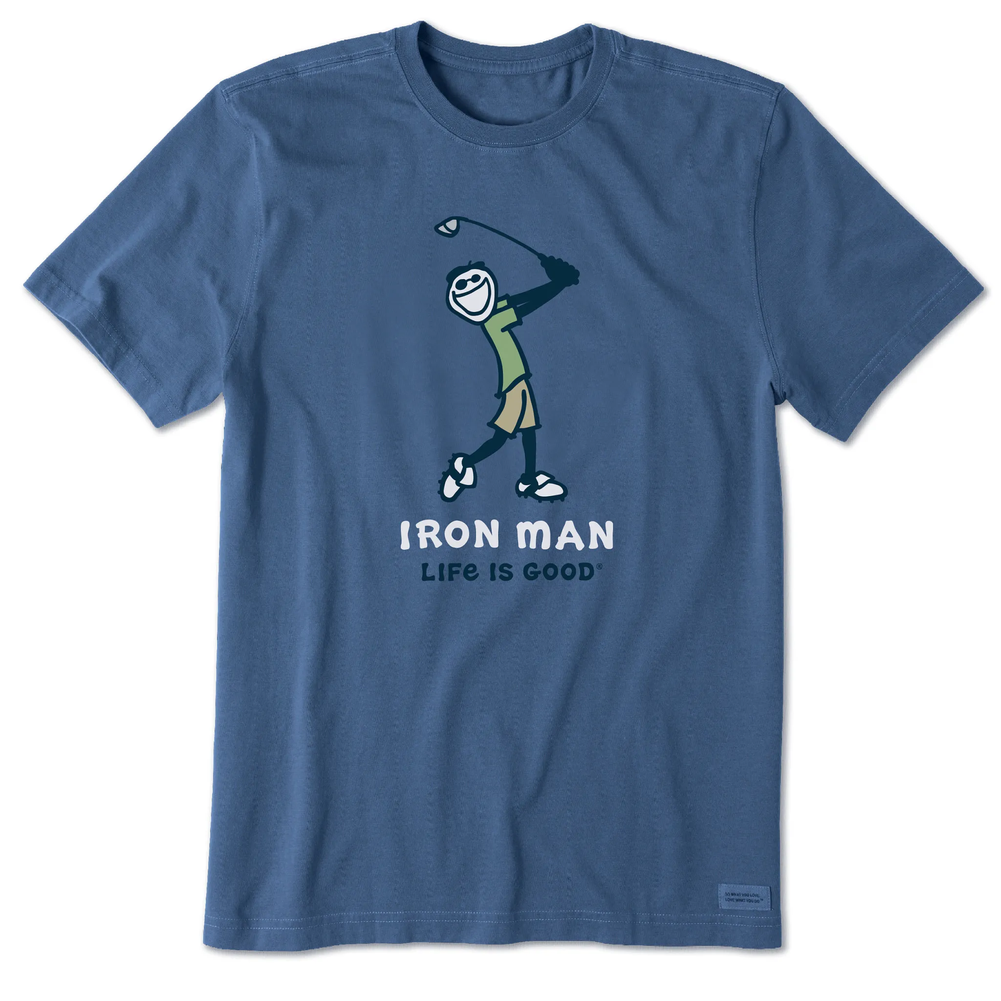 Men's Jake Iron Man Golf Short Sleeve Tee Life is Good