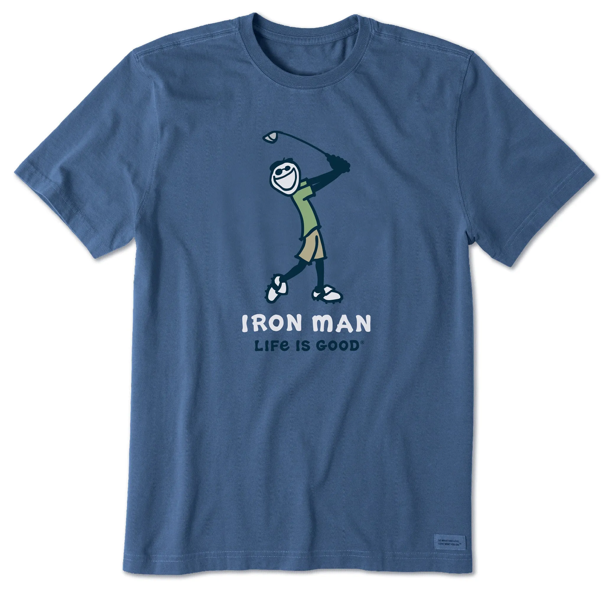 Men's Jake Iron Man Golf Short Sleeve Tee Life is Good