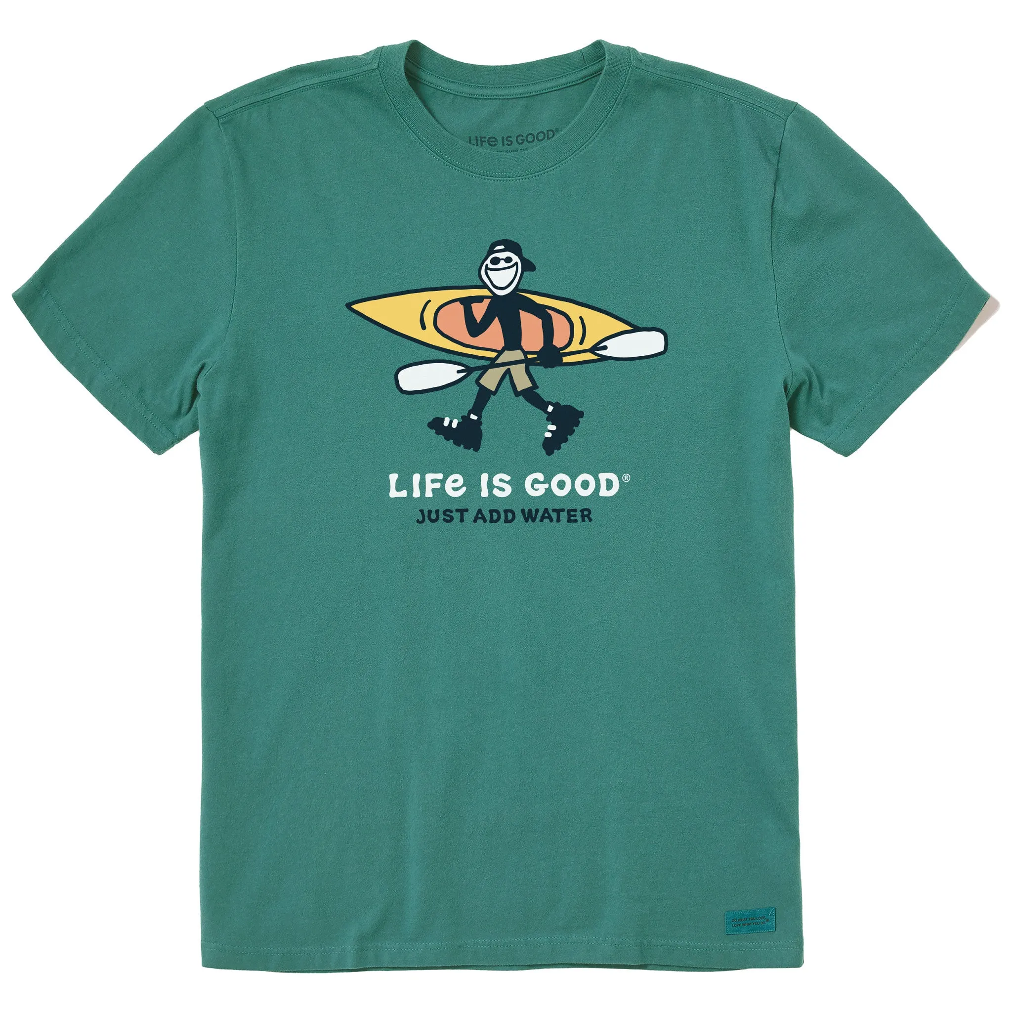 Men's Jake Just Add Water Kayak Short Sleeve Tee Life is Good
