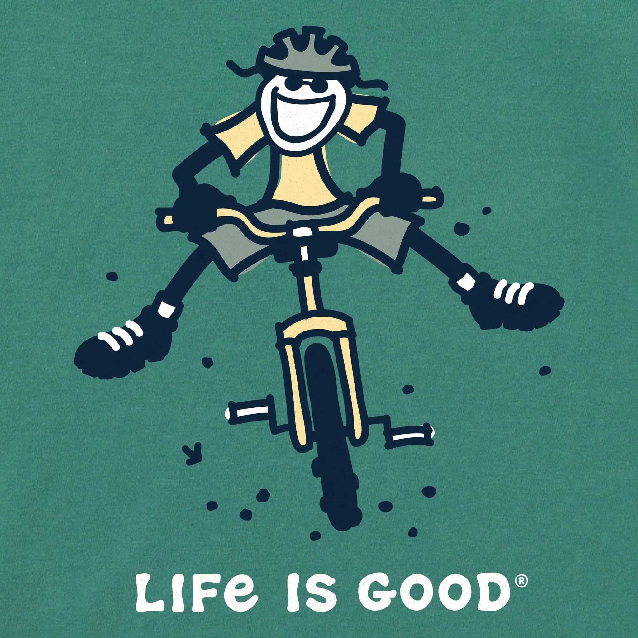 Men's Jake Mountain Bike Short Sleeve Crusher Tee Life is Good
