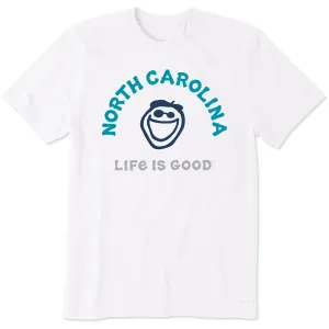 Men's Jake North Carolina Short Sleeve Crusher Tee Life is Good
