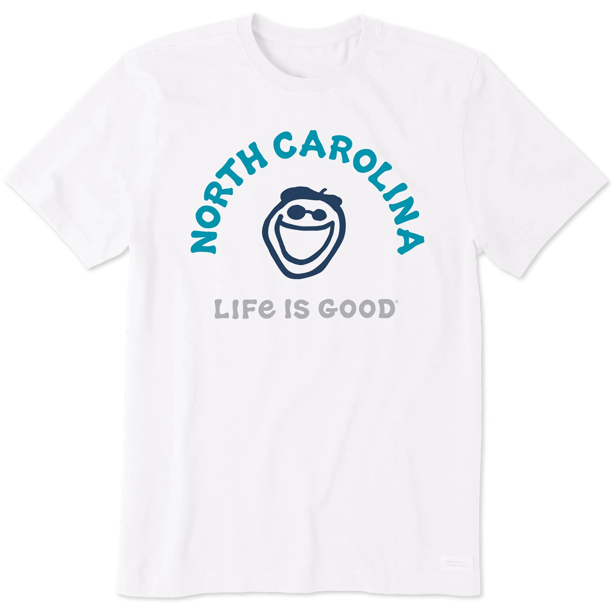 Men's Jake North Carolina Short Sleeve Crusher Tee Life is Good