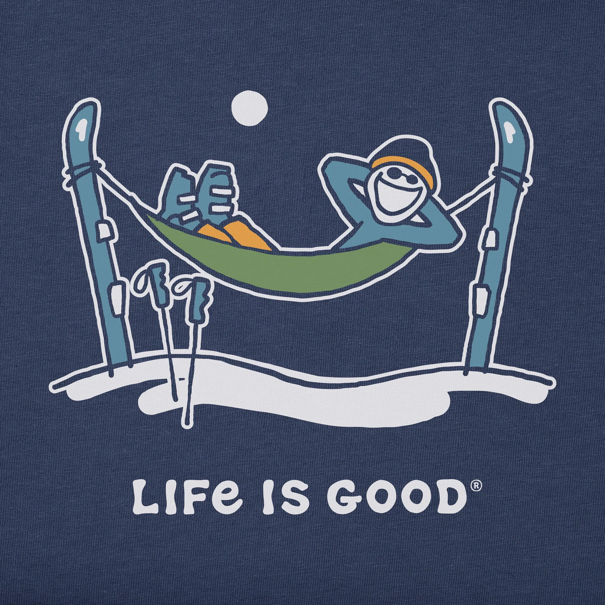 Men's Jake Ski Hammock Short Sleeve Crusher Tee Life is Good