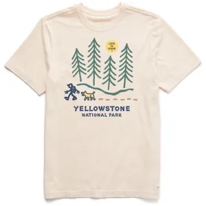 Men's Jake Yellowstone Hike Short Sleeve Crusher Tee Life is Good