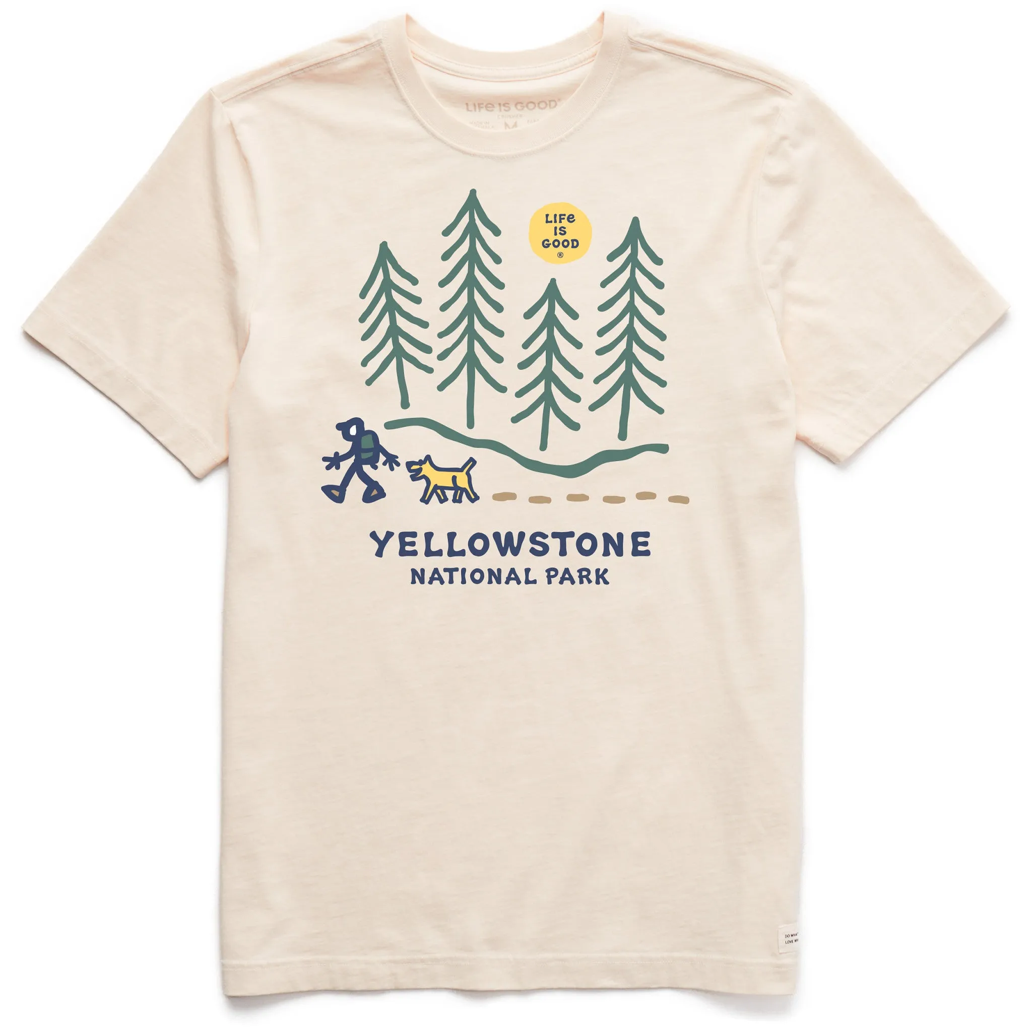 Men's Jake Yellowstone Hike Short Sleeve Crusher Tee Life is Good