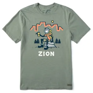 Men's Jake Zion National Park Short Sleeve Crusher Tee Life is Good