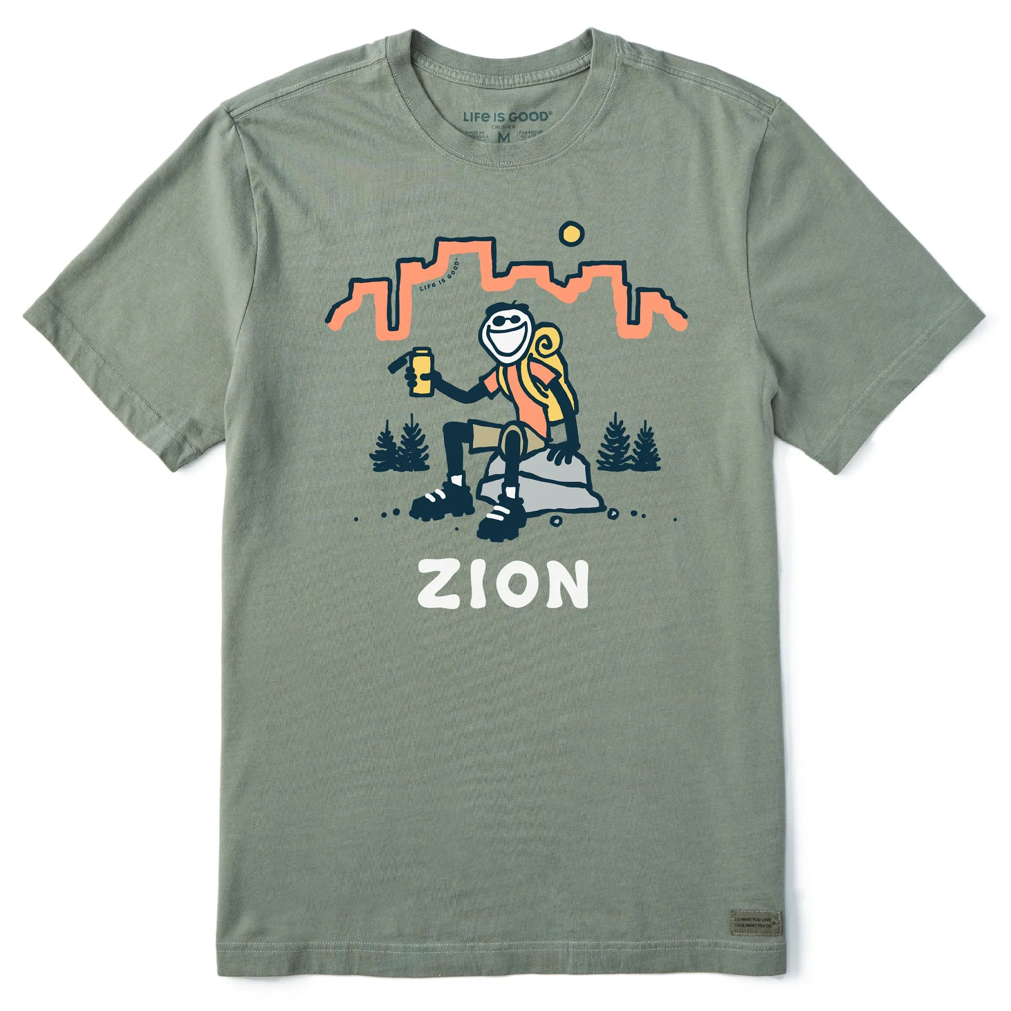 Men's Jake Zion National Park Short Sleeve Crusher Tee Life is Good