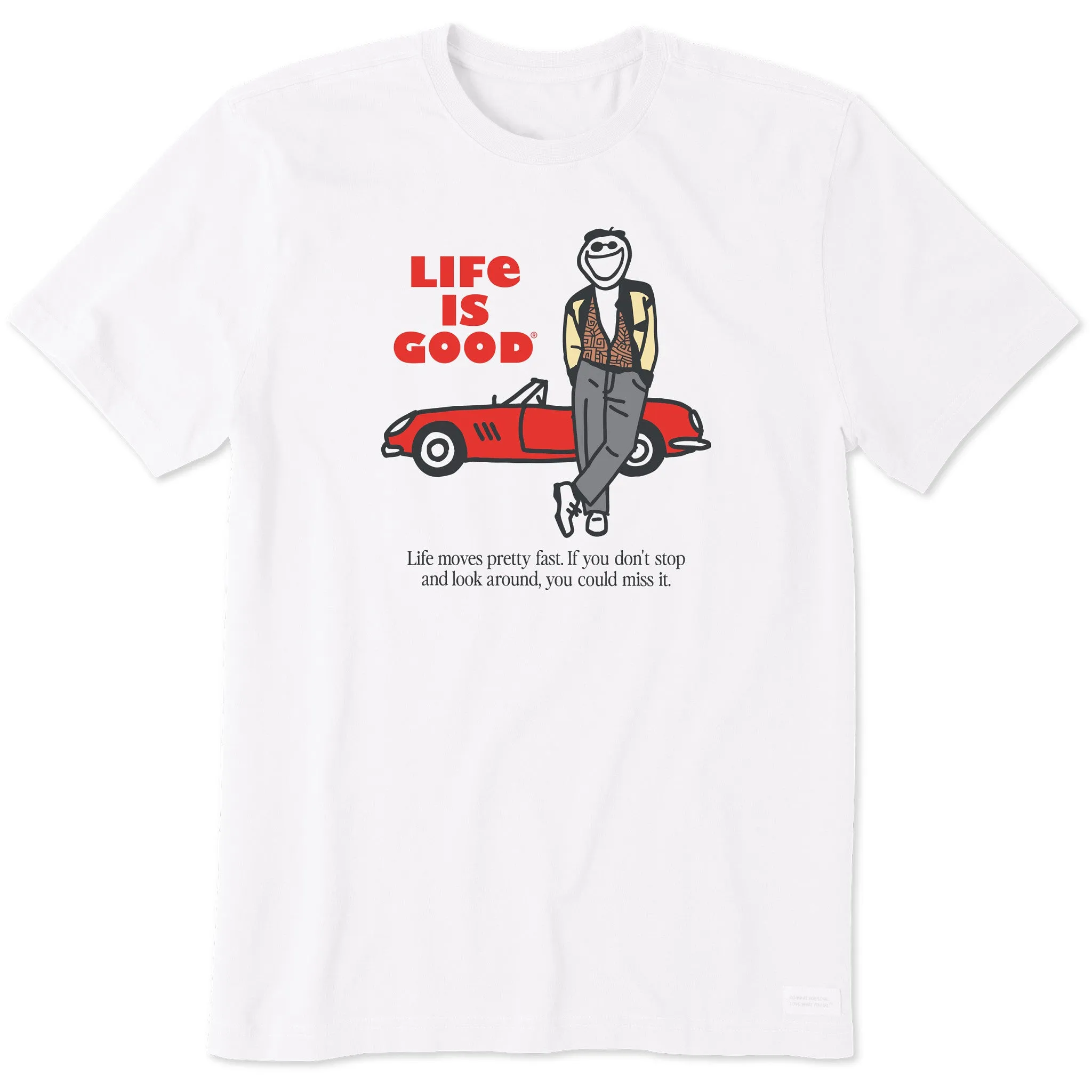 Men's Jake's Day Off Short Sleeve Tee Life is Good
