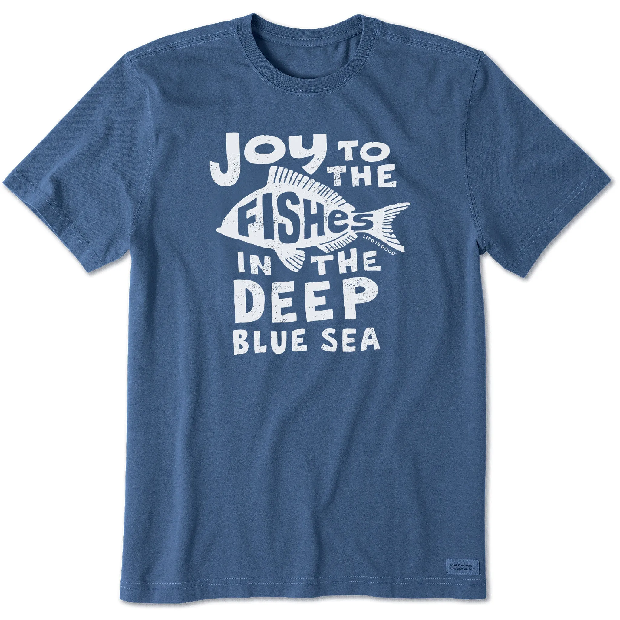 Men's Joy to the Fishes Short Sleeve Tee Life is Good