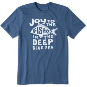 Men's Joy to the Fishes Short Sleeve Tee Life is Good
