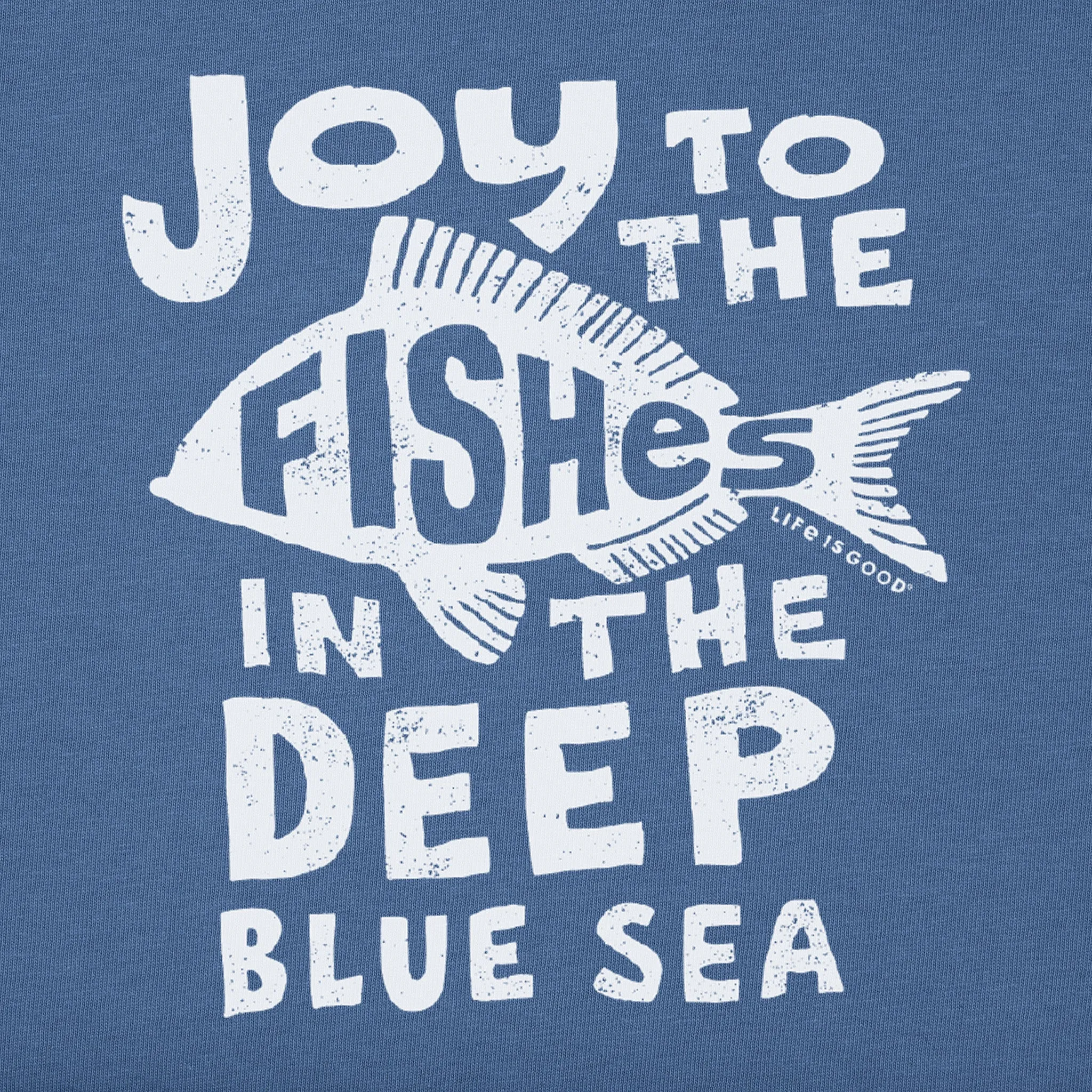 Men's Joy to the Fishes Short Sleeve Tee Life is Good