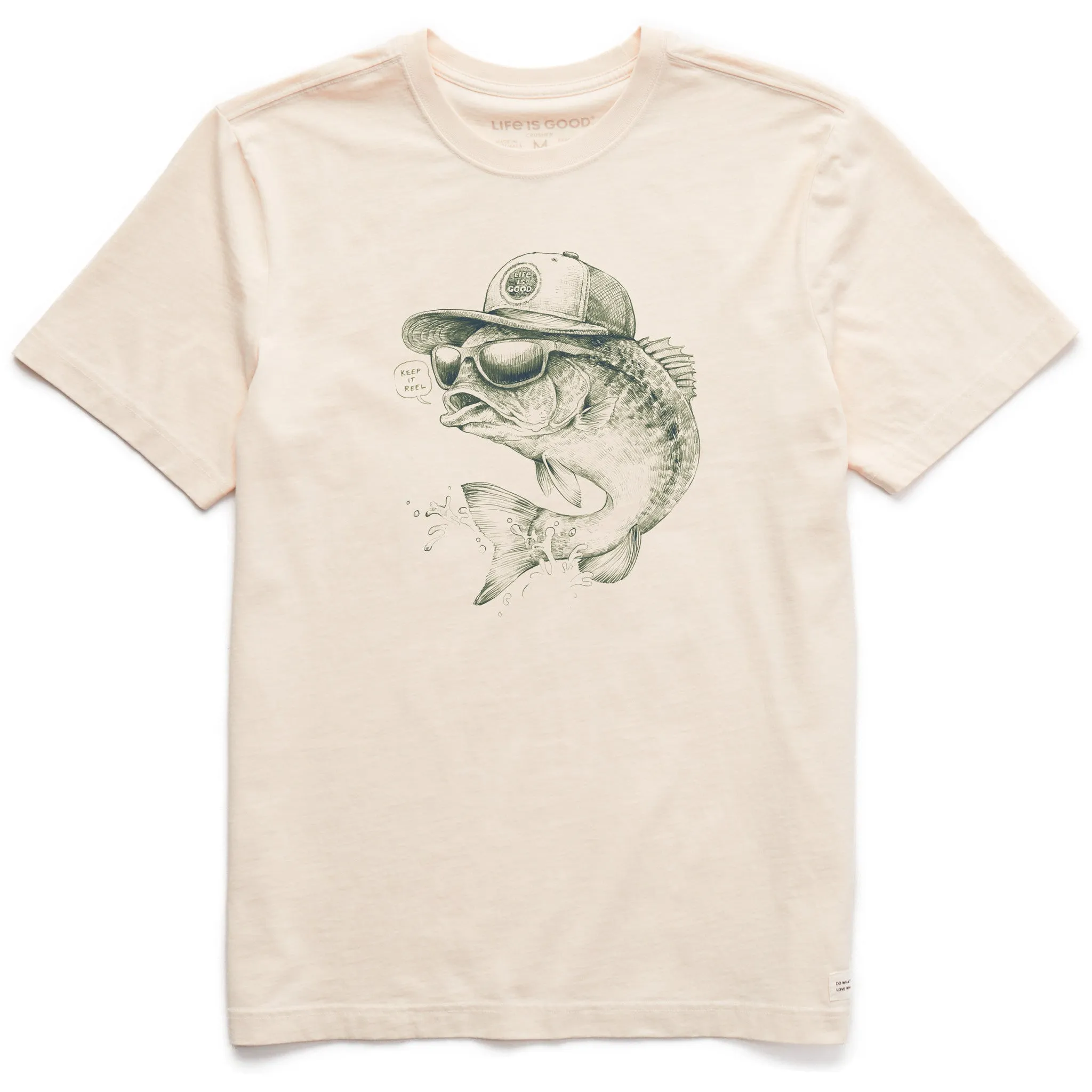 Men's Keep it Reel Short Sleeve Crusher Tee Life is Good