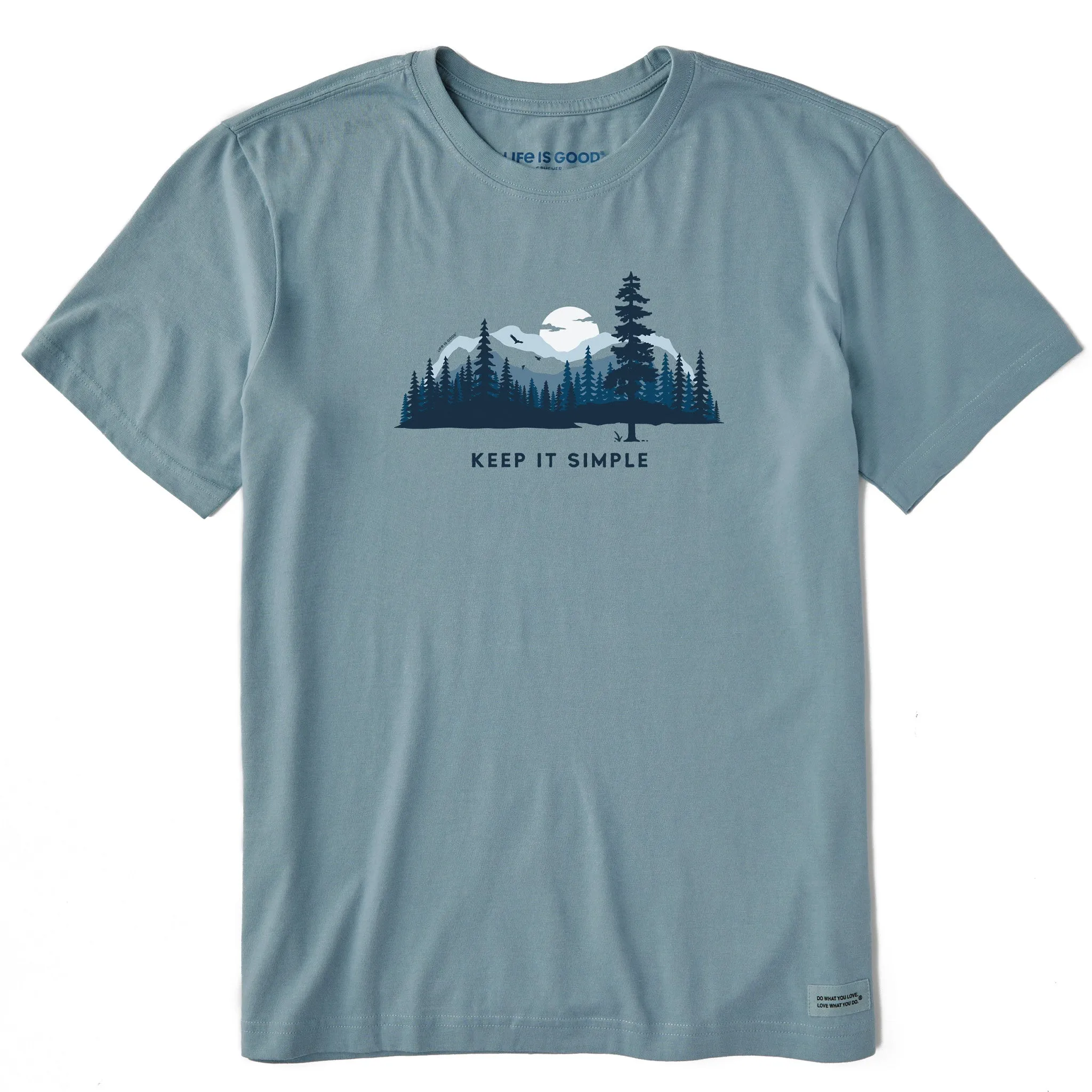 Men's Keep it Simple Evergreen Silo Short Sleeve Tee Life is Good