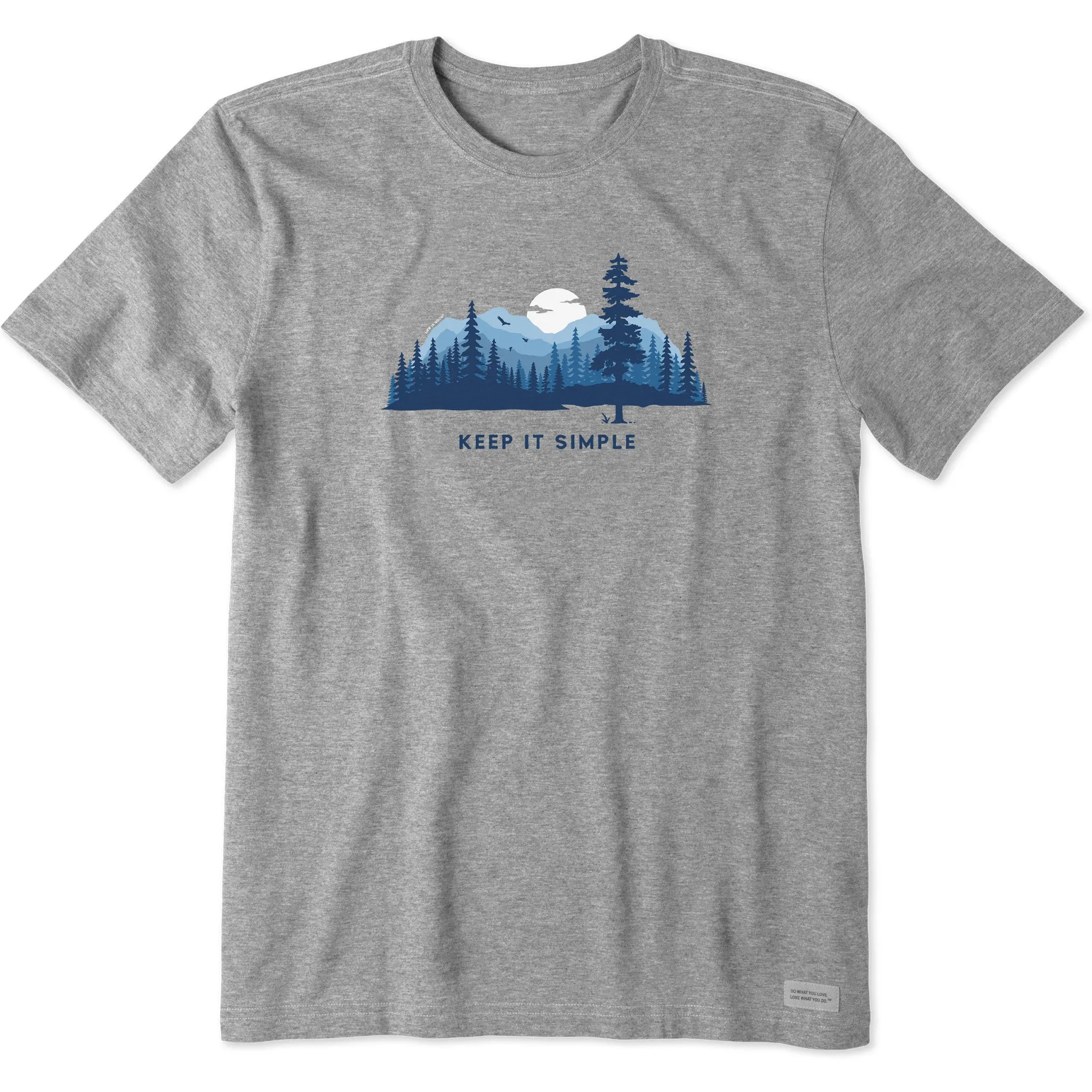 Men's Keep it Simple Evergreen Silo Short Sleeve Tee Life is Good