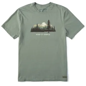 Men's Keep it Simple Evergreen Silo Short Sleeve Tee Life is Good