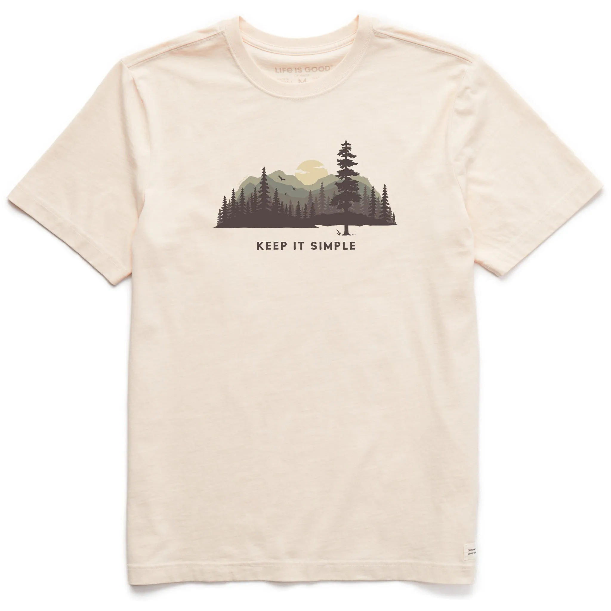 Men's Keep it Simple Evergreen Silo Short Sleeve Tee Life is Good