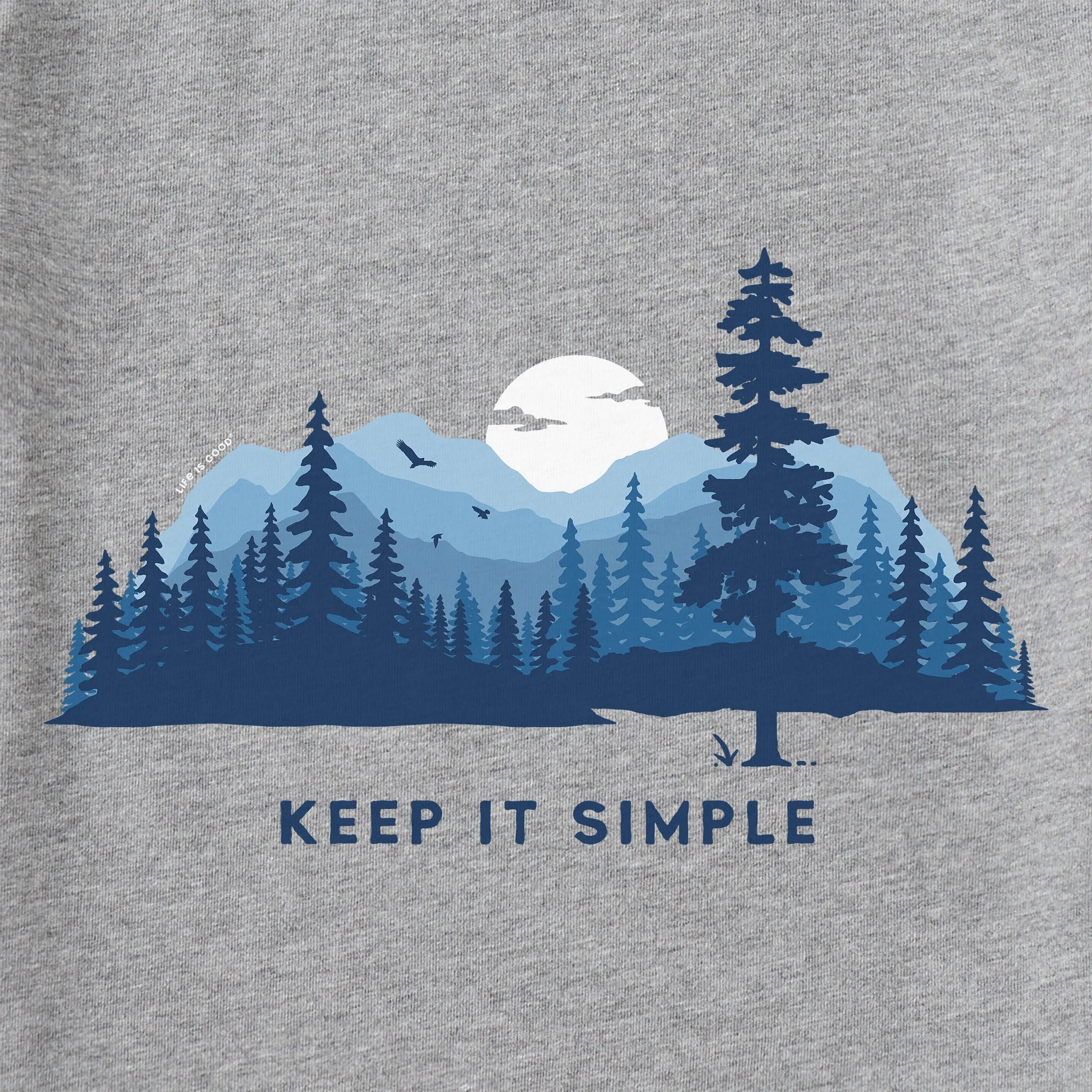 Men's Keep it Simple Evergreen Silo Short Sleeve Tee Life is Good