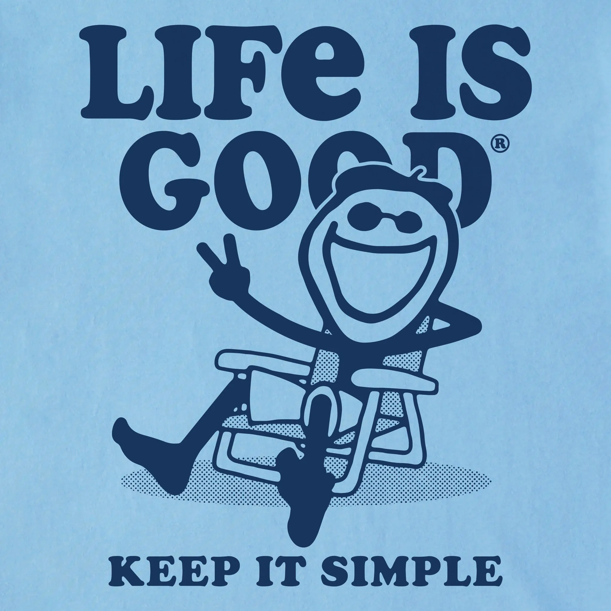 Men's Keep it Simple Jake Short Sleeve Tee Life is Good
