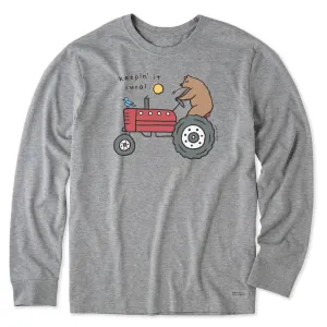 Men's Keepin' it Rural Tractor Long Sleeve Crusher Tee Life is Good