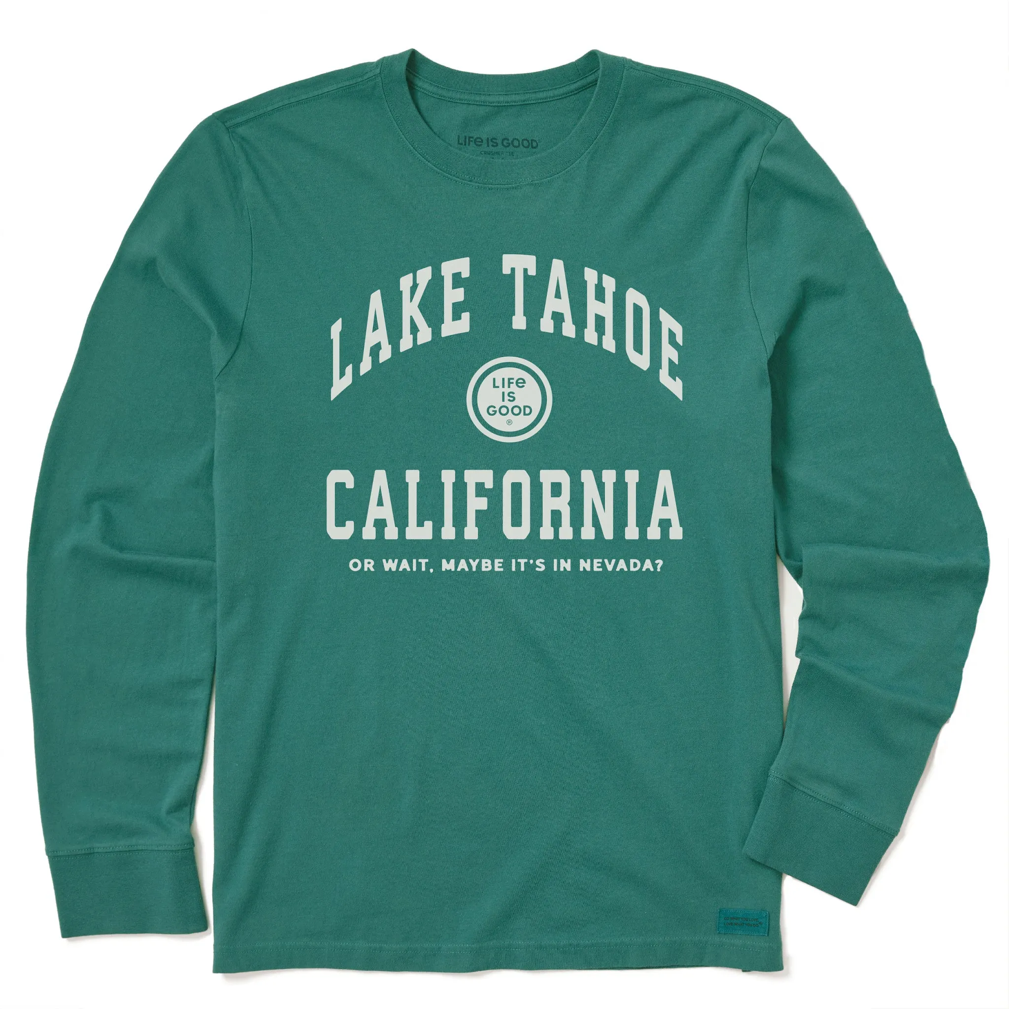 Men's Lake Tahoe Arch Long Sleeve Crusher Tee Life is Good