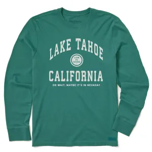 Men's Lake Tahoe Arch Long Sleeve Crusher Tee Life is Good