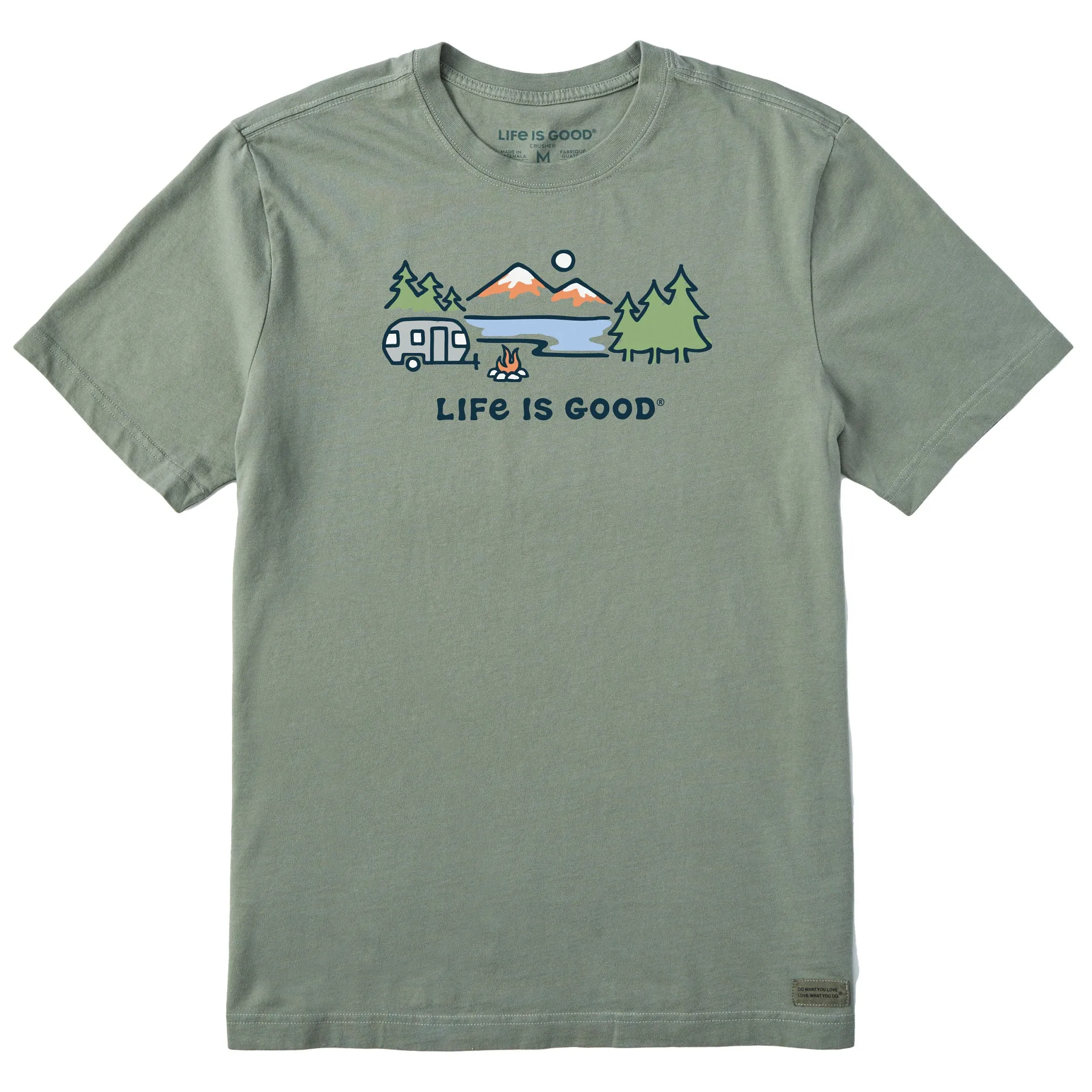 Men's Lakeside Camper Short Sleeve Tee Life is Good
