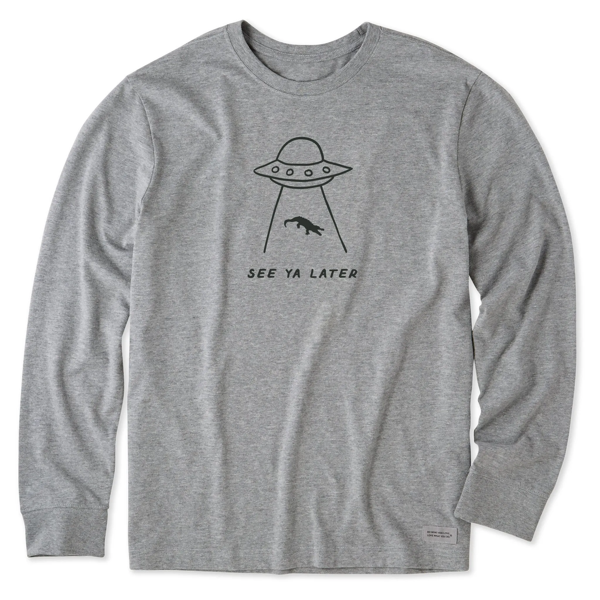 Men's Later Gator Saucer Long Sleeve Crusher Tee Life is Good