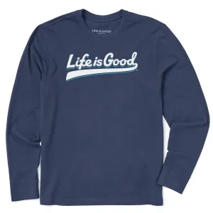 Men's Layered Ballyard Long Sleeve Crusher Tee Life is Good