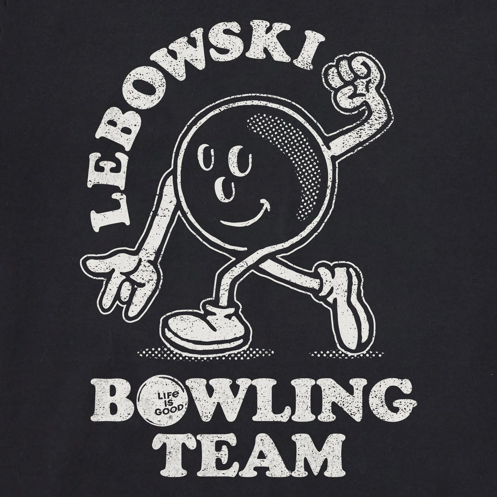 Men's Lebowski Bowling Team Short Sleeve Tee Life is Good